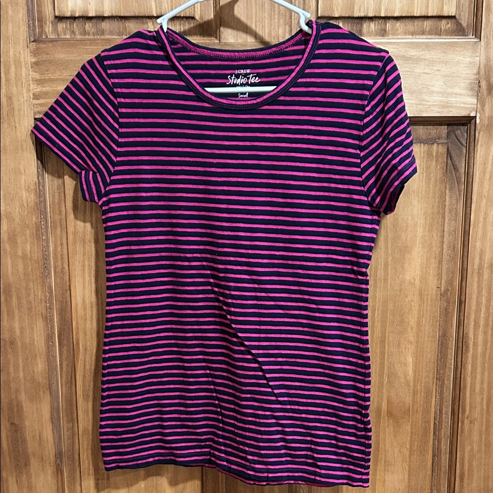 J. Crew women’s striped crew neck tee S